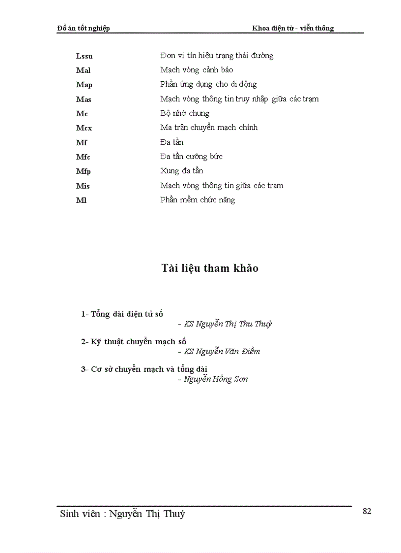 image for page Phân hệ chuyển mạch trong tổng đài điện tử số SPC