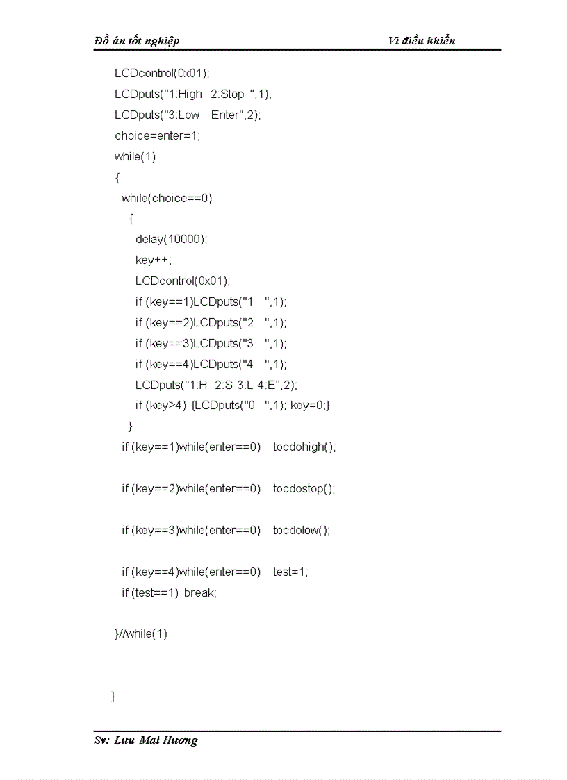 image for page thiết kế mạch quang báo dùng Vi Điều Khiển