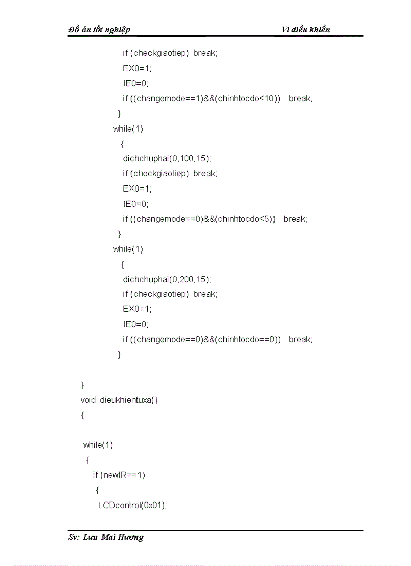 image for page thiết kế mạch quang báo dùng Vi Điều Khiển