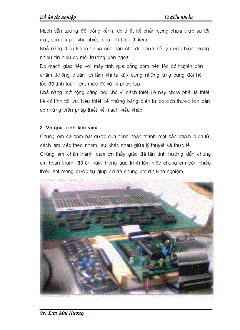 image for page thiết kế mạch quang báo dùng Vi Điều Khiển