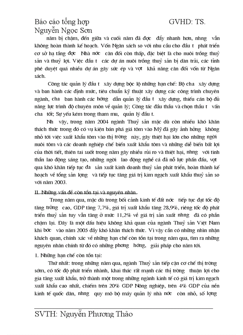 image for page Báo cáo thực tập tổng hợp về Bộ Thuỷ sản và Vụ Kế hoạch Tài chính