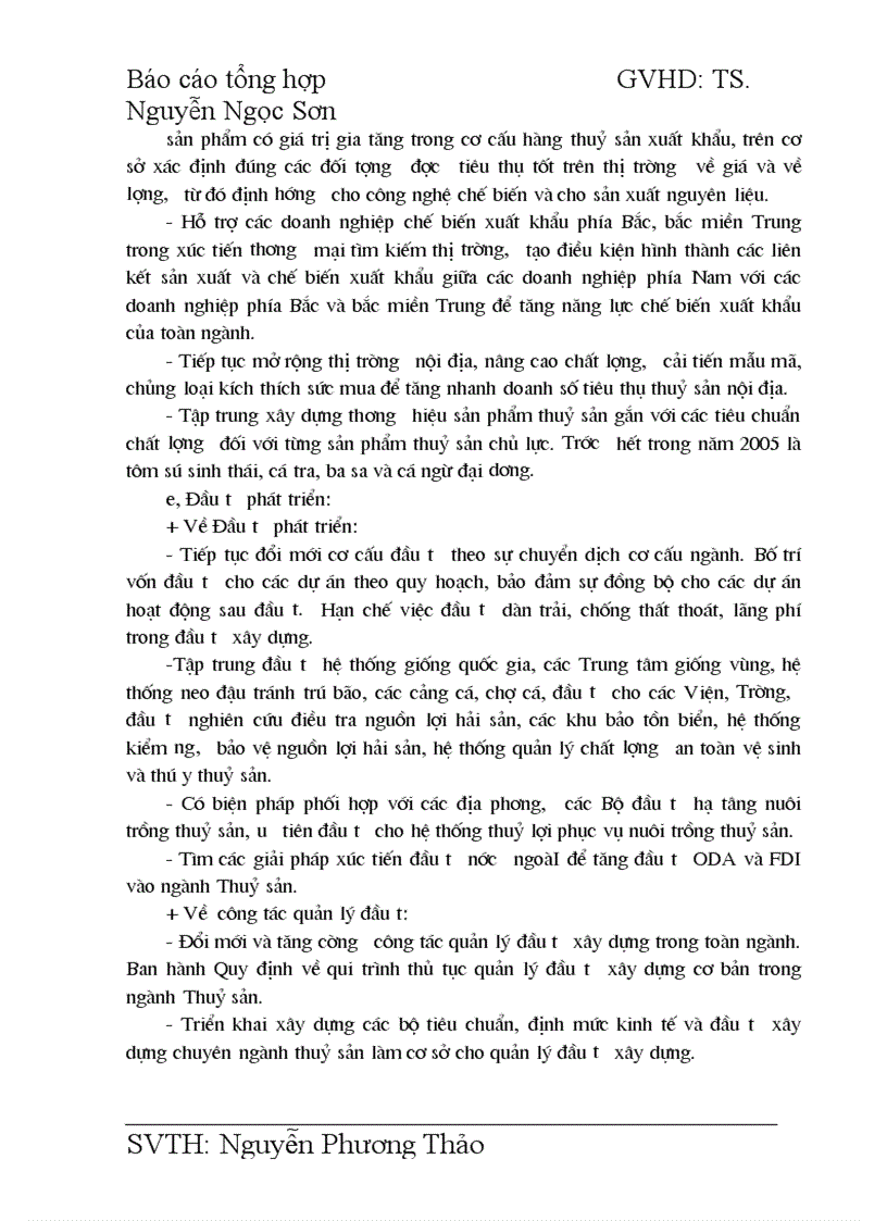 image for page Báo cáo thực tập tổng hợp về Bộ Thuỷ sản và Vụ Kế hoạch Tài chính