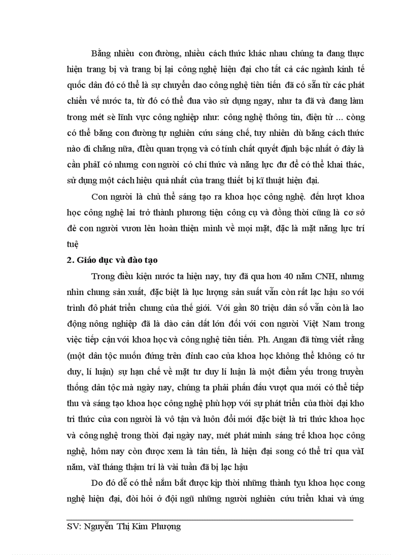 image for page Vai trò của khoa học công nghệ đối với sự phát triển công nghiệp việt nam