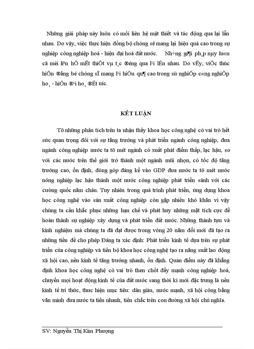 image for page Vai trò của khoa học công nghệ đối với sự phát triển công nghiệp việt nam