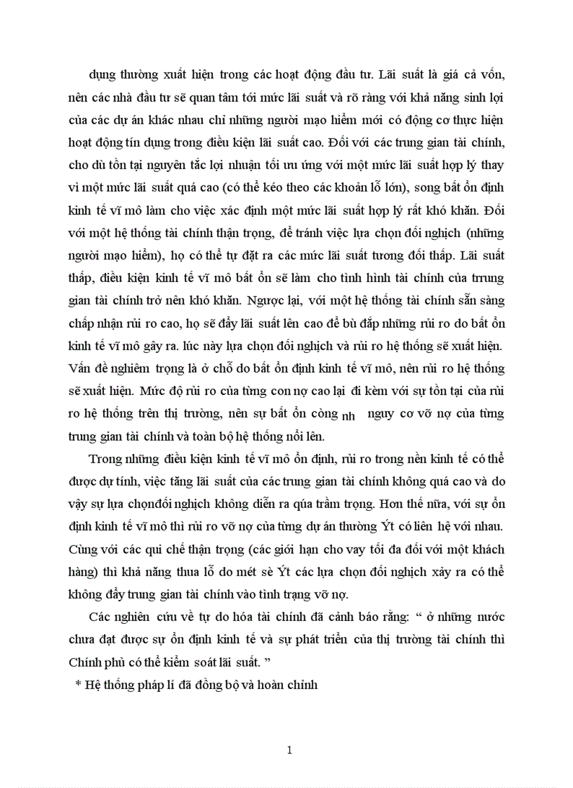 image for page Lãi suất tín dụng và tự do hoá lãi suất ở Việt Nam