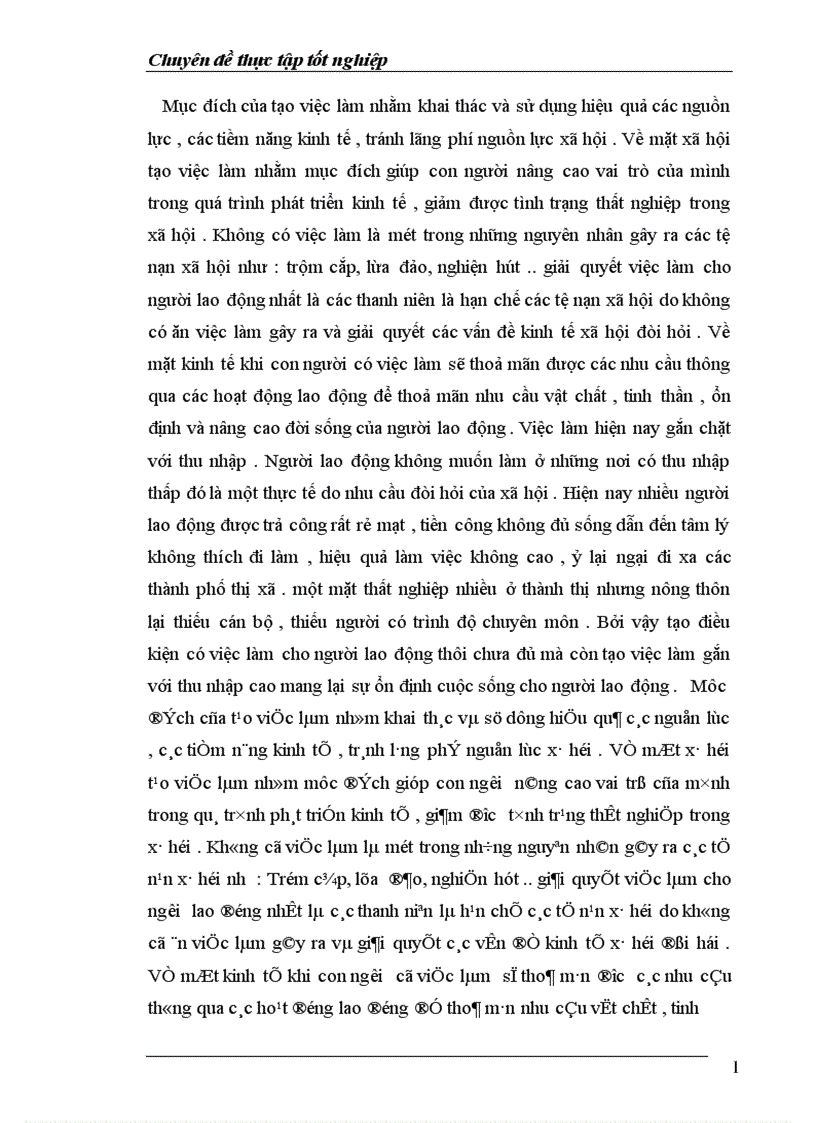 image for page Thực trạng về lao động việc làm và vấn đề giải quyết việc làm ở tỉnh Thái Bình 1