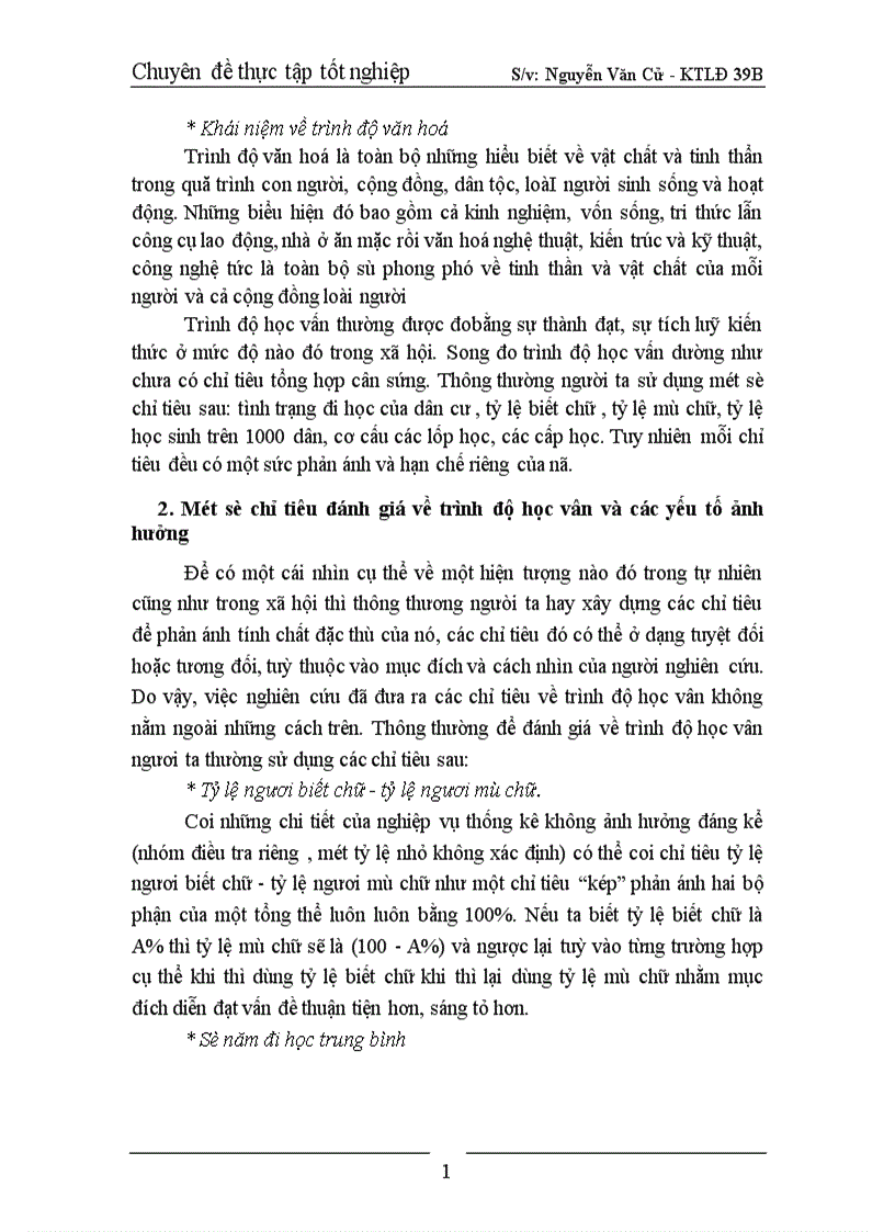 image for page Đánh giá về thực trang học vấn và mức sinh của tỉnh Thanh Hoá