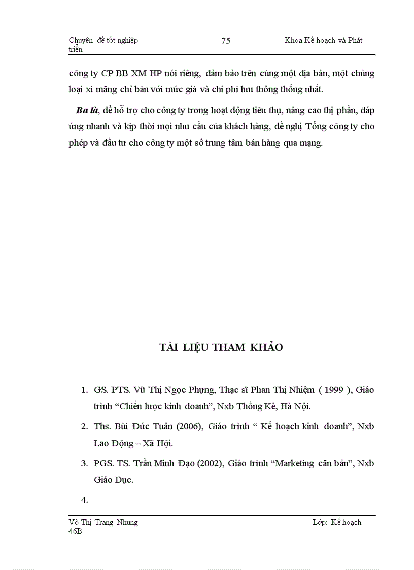 image for page Một số giải pháp đẩy mạnh tốc độ tiêu thụ sản phẩm tại công ty Cổ Phần Bao Bì Xi Măng Hải Phòng