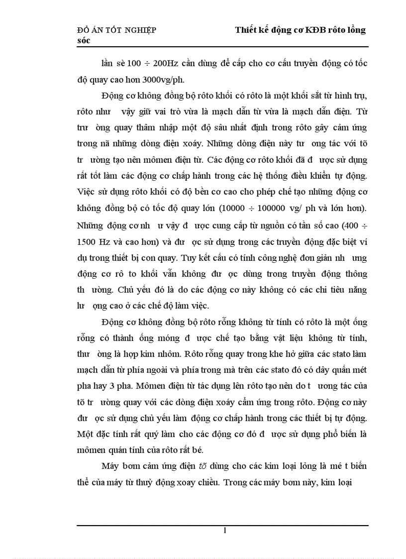 image for page Thiết kế động cơ KĐB rôto lồng sóc