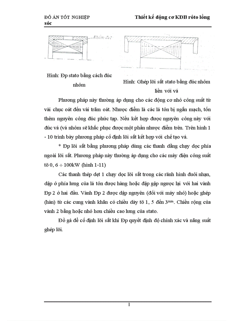 image for page Thiết kế động cơ KĐB rôto lồng sóc