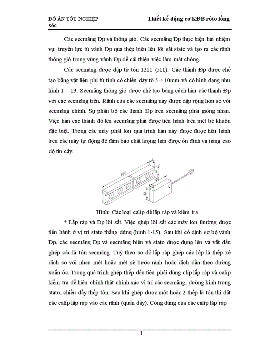 image for page Thiết kế động cơ KĐB rôto lồng sóc