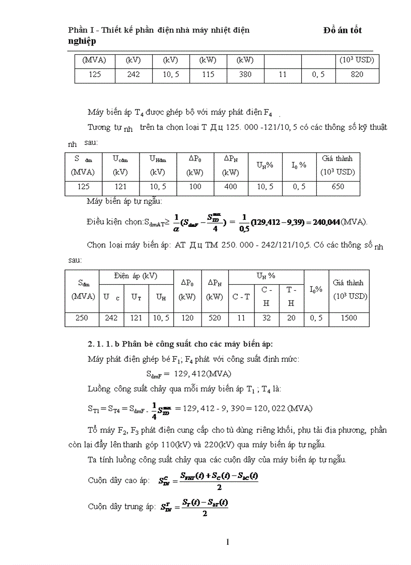 image for page Thiết kế phần điện nhà máy nhiệt điện
