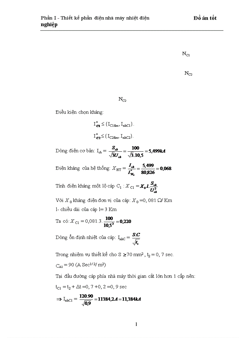 image for page Thiết kế phần điện nhà máy nhiệt điện