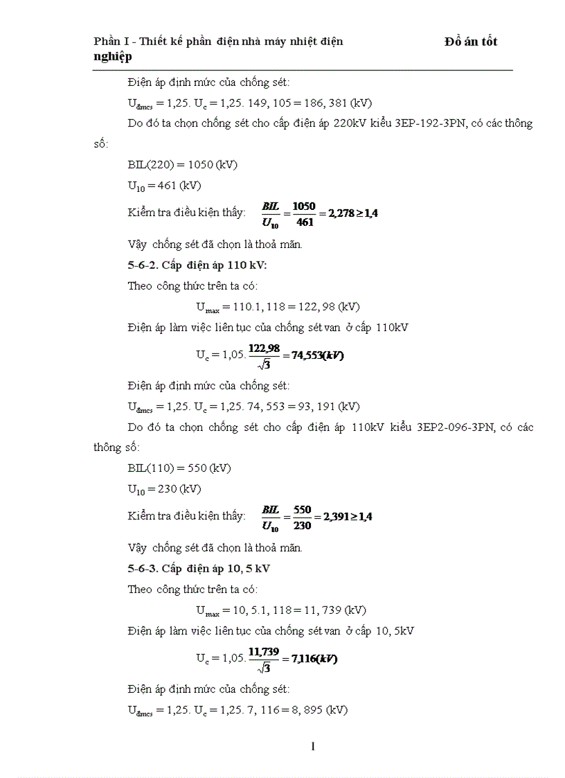 image for page Thiết kế phần điện nhà máy nhiệt điện