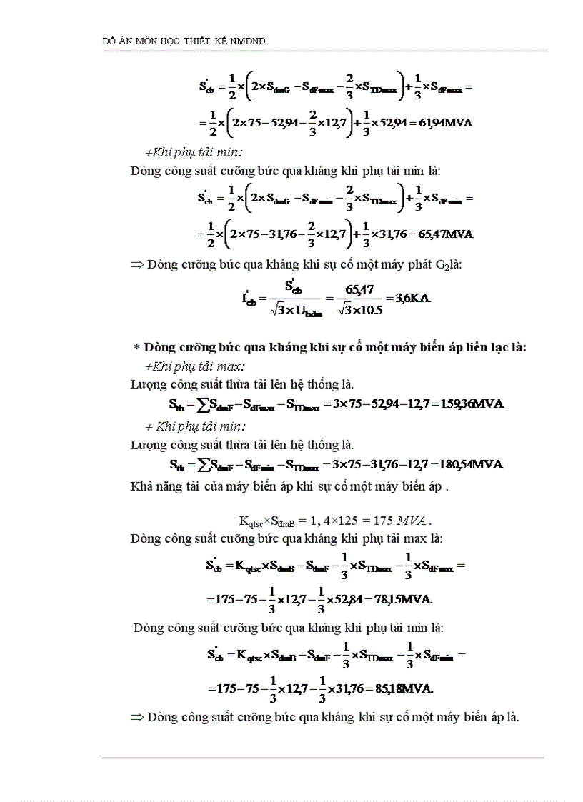 image for page Tính toán phụ tải và cân bằng công suất