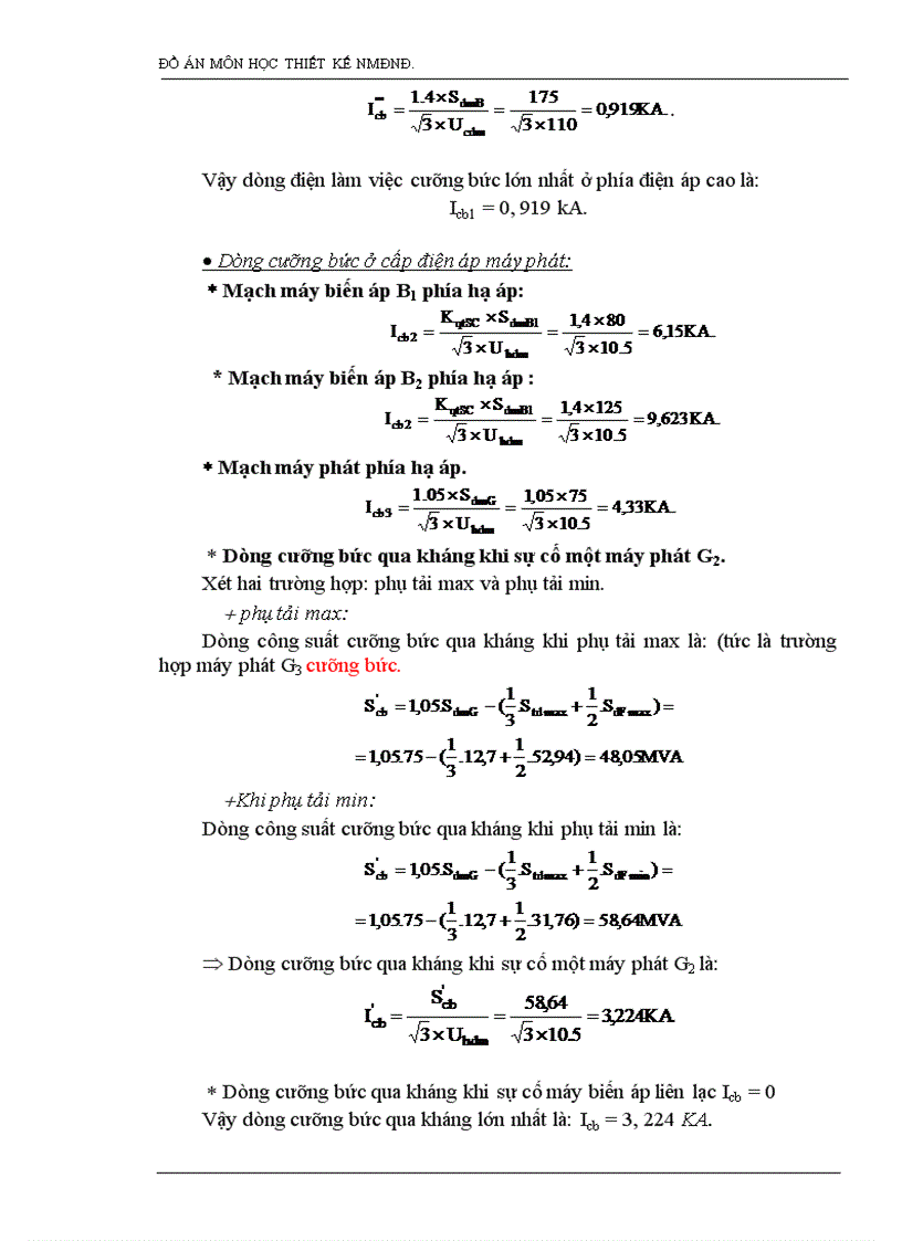 image for page Tính toán phụ tải và cân bằng công suất