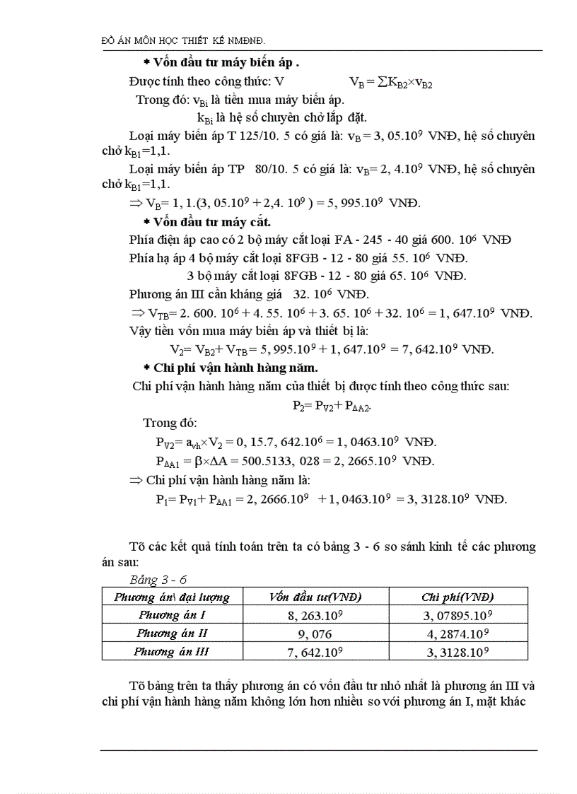 image for page Tính toán phụ tải và cân bằng công suất