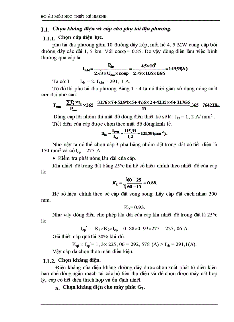 image for page Tính toán phụ tải và cân bằng công suất