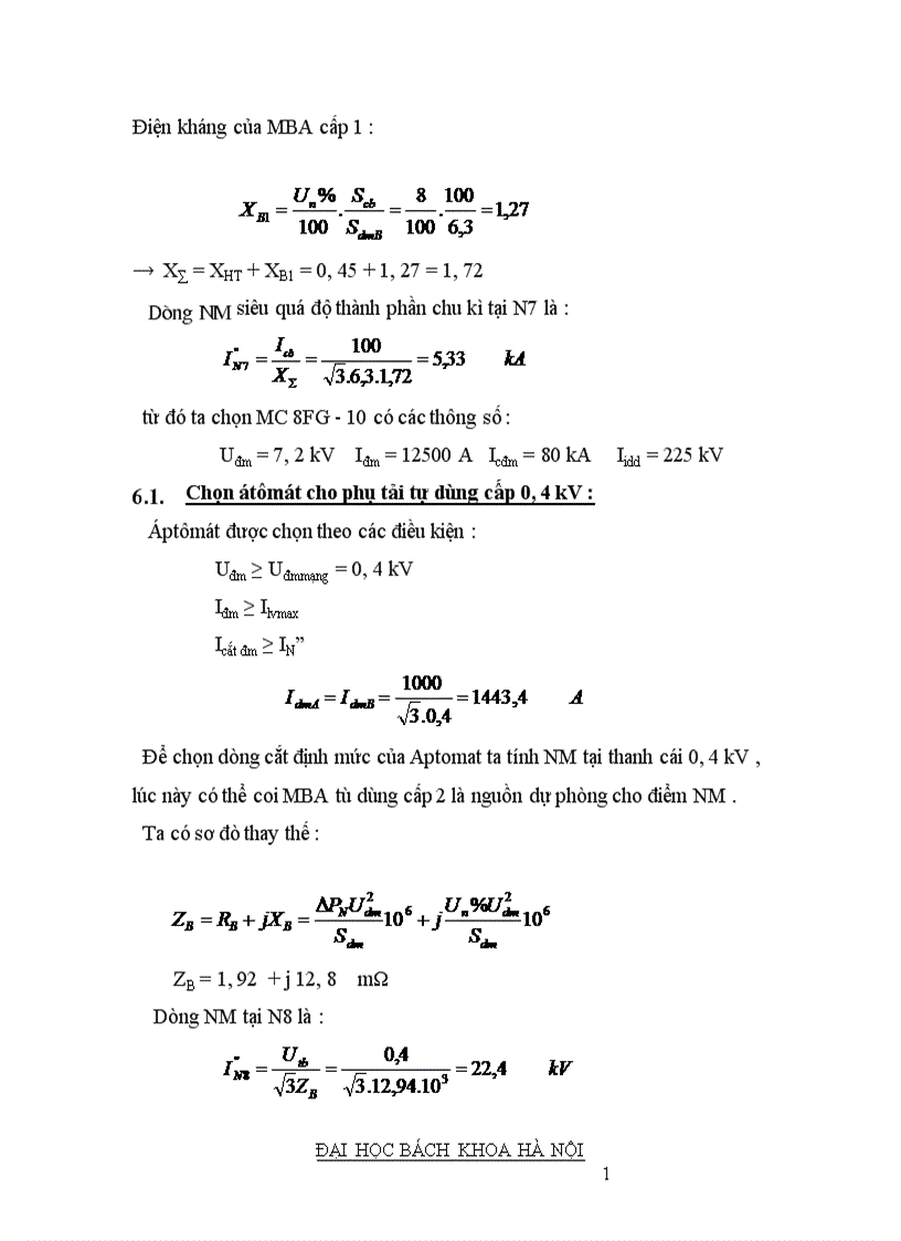 image for page Phần điện trong nhà máy điện và tram biến áp 1