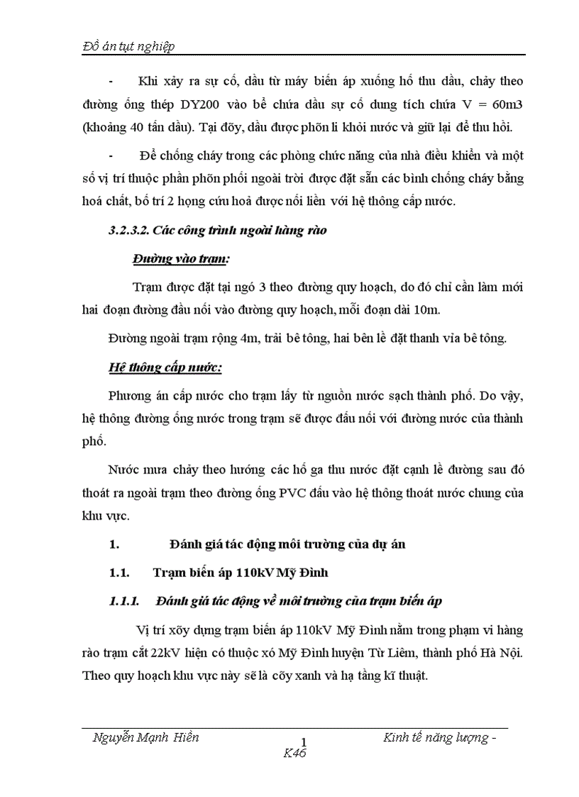 image for page Phân tích đánh giá hiệu quả dự án đầu tư xây dựng trạm biến áp 110kV Mỹ Đình