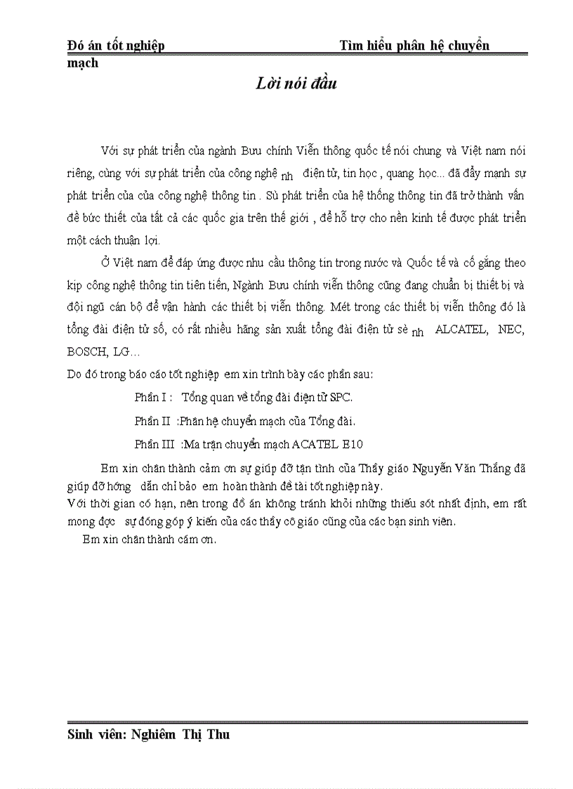 image for page Đó án Tìm hiểu phân hệ chuyển mạch