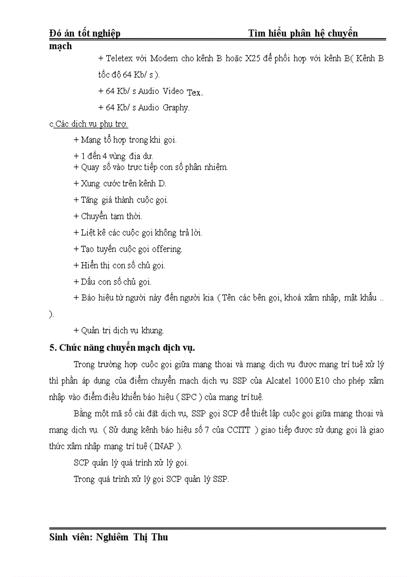 image for page Đó án Tìm hiểu phân hệ chuyển mạch