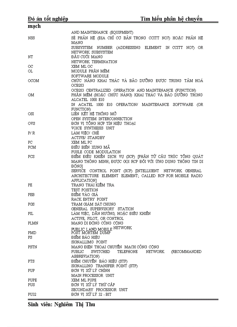 image for page Đó án Tìm hiểu phân hệ chuyển mạch