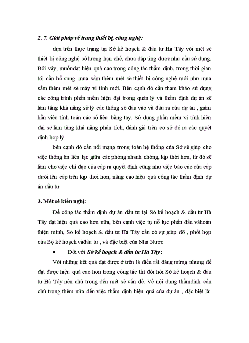 image for page Một số ý kiến về công tác thẩm định dự án đầu tư tại Sở kế hoạch đầu tư Hà Tây