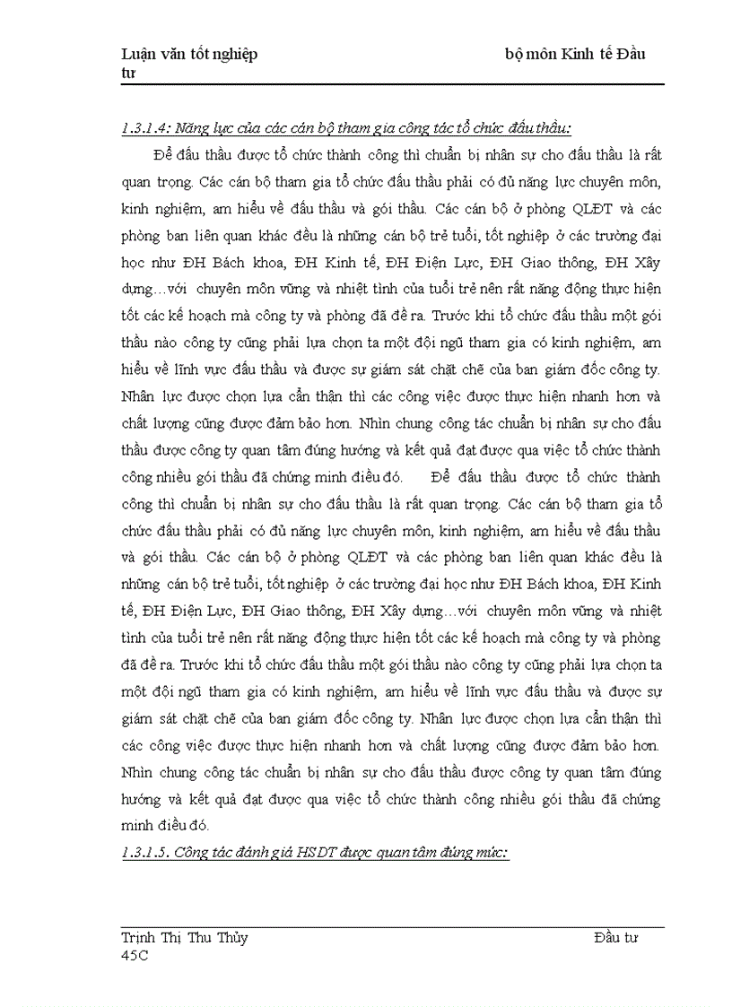 image for page Thực trạng và giải pháp nâng cao hiệu quả công tác tổ chức đấu thầu tại công ty Truyền tải điện I