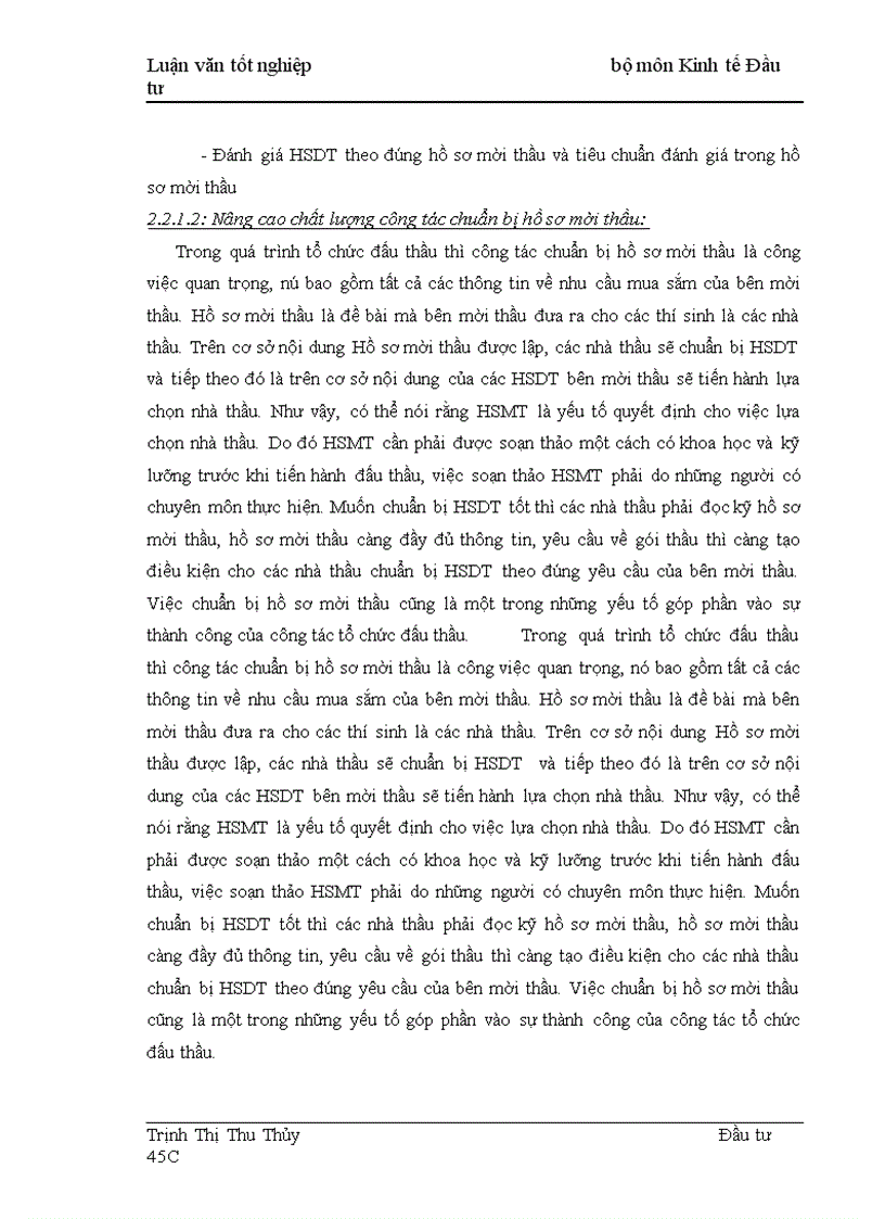 image for page Thực trạng và giải pháp nâng cao hiệu quả công tác tổ chức đấu thầu tại công ty Truyền tải điện I