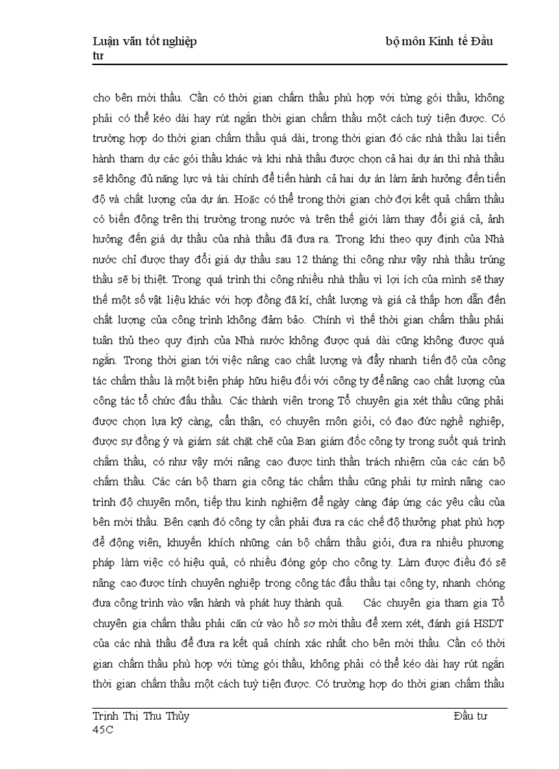 image for page Thực trạng và giải pháp nâng cao hiệu quả công tác tổ chức đấu thầu tại công ty Truyền tải điện I