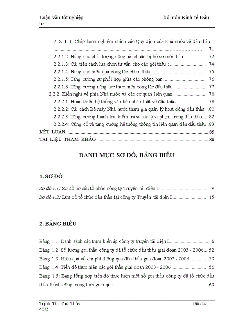 image for page Thực trạng và giải pháp nâng cao hiệu quả công tác tổ chức đấu thầu tại công ty Truyền tải điện I