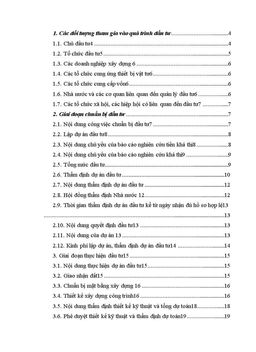 image for page Dự án đầu tư và phân tích dự án đầu tư