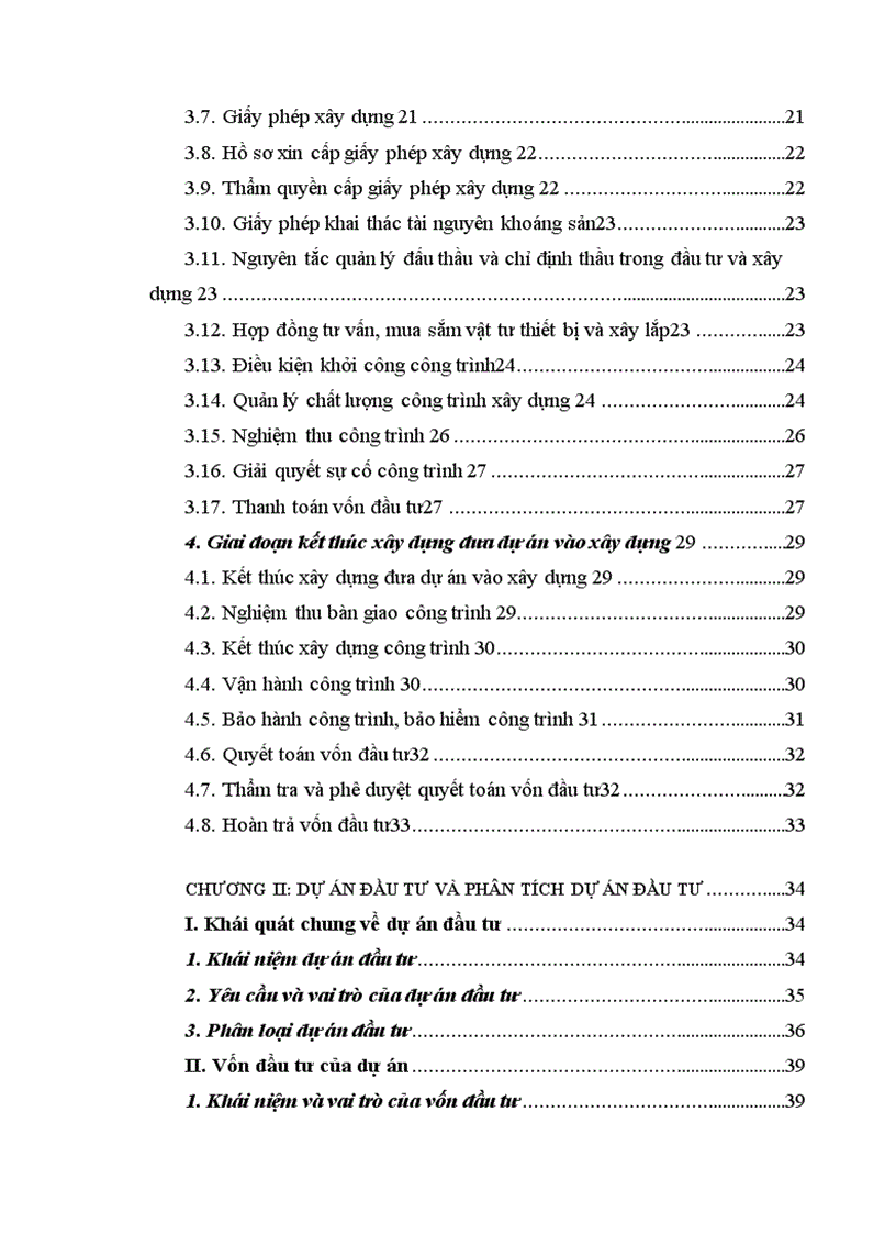 image for page Dự án đầu tư và phân tích dự án đầu tư