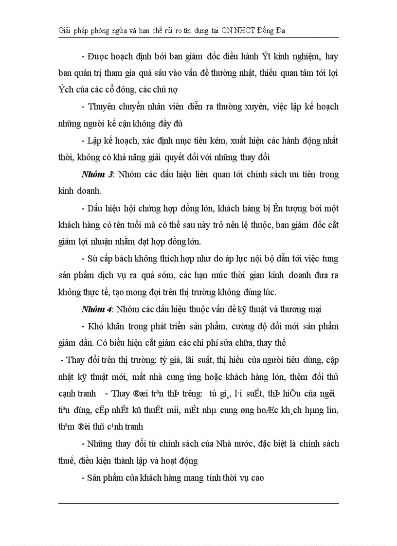 image for page Giải pháp hạn chế rủi ro tín dụng tại Chi nhánh Ngân hàng Công Thương khu vực Đống Đa