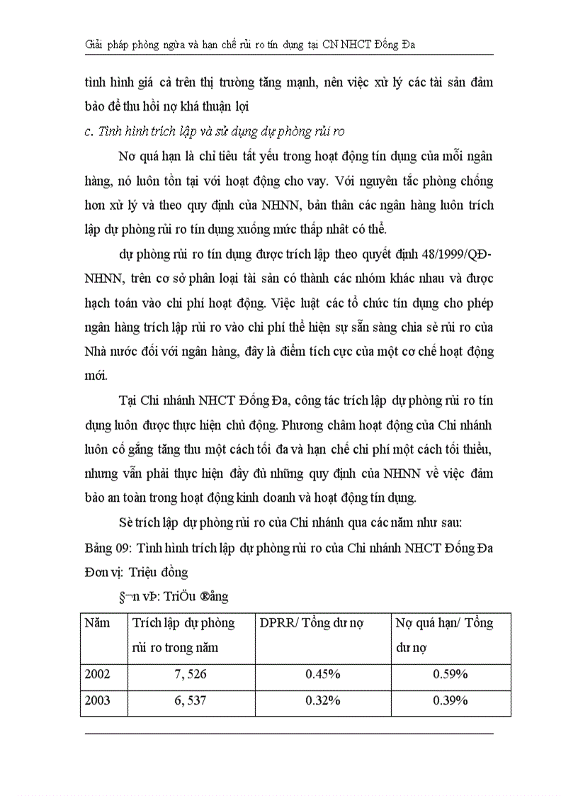 image for page Giải pháp hạn chế rủi ro tín dụng tại Chi nhánh Ngân hàng Công Thương khu vực Đống Đa
