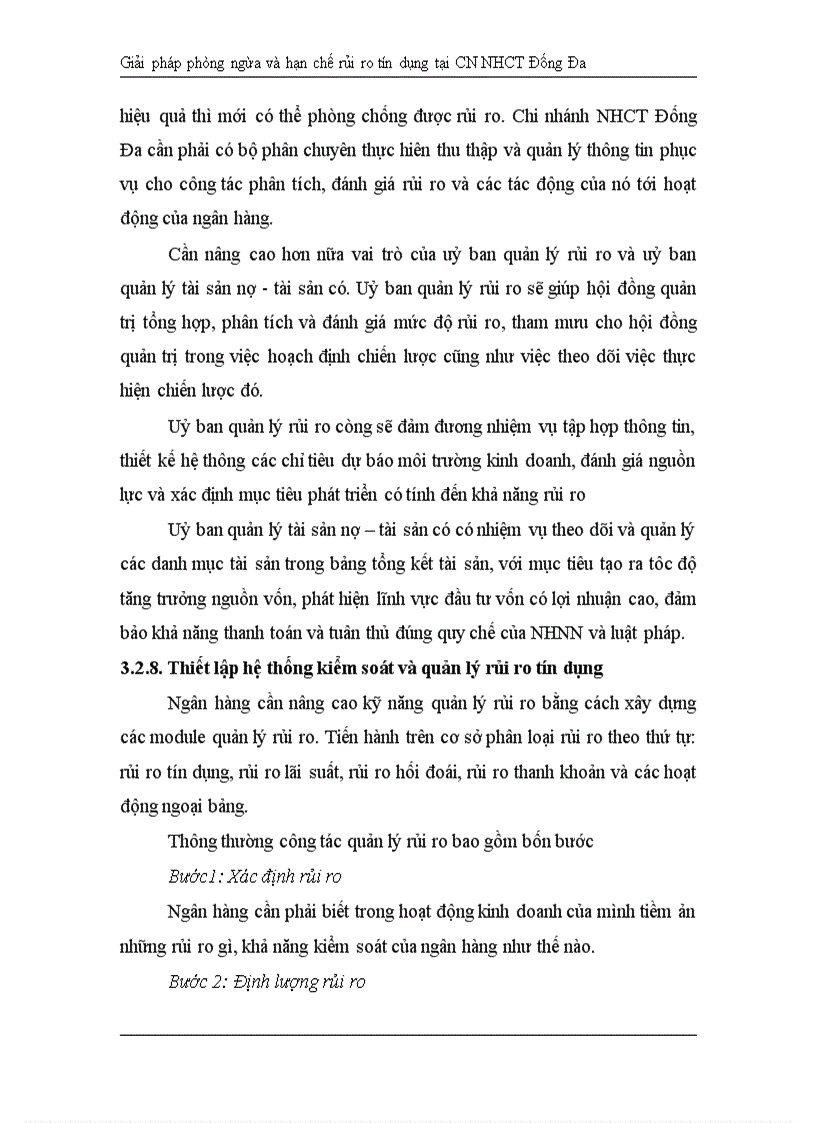 image for page Giải pháp hạn chế rủi ro tín dụng tại Chi nhánh Ngân hàng Công Thương khu vực Đống Đa