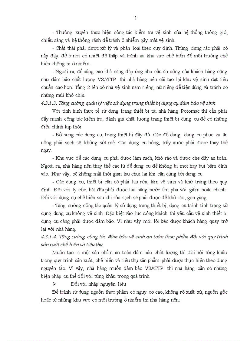 image for page Phương pháp nghiên cứu và các kết quả phân tích thực trạng đảm bảo vệ sinh an toàn thực phẩm tại Công ty Cổ phần Sông Potomac Hà Nội