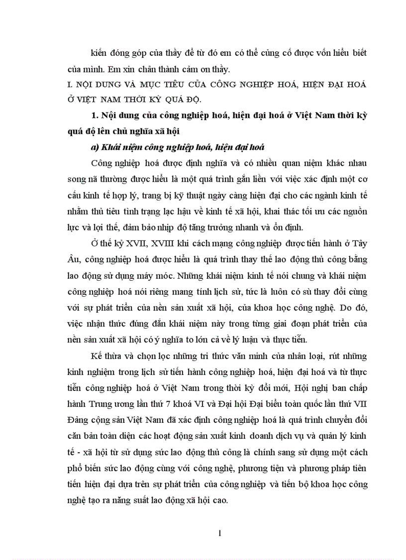 image for page Cơ sở lý luận triết học của đường lối công nghiệp hóa hiện đại hoá ở Việt Nam trong thời kỳ quá độ 1