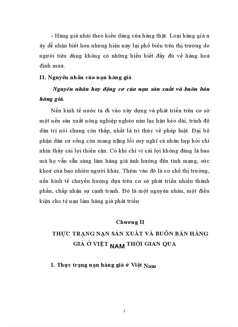 image for page Thực trạng nạn sản xuất và buôn bán hàng giả ở Việt Nam thời gian qua