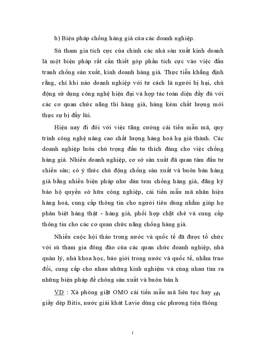 image for page Thực trạng nạn sản xuất và buôn bán hàng giả ở Việt Nam thời gian qua