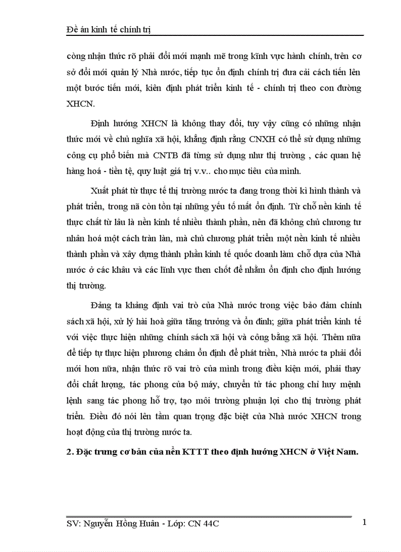 image for page Vai trò kinh tế của Nhà nước trong nền kinh tế thị trường định hướng XHCN ở nước ta hiện nay 1