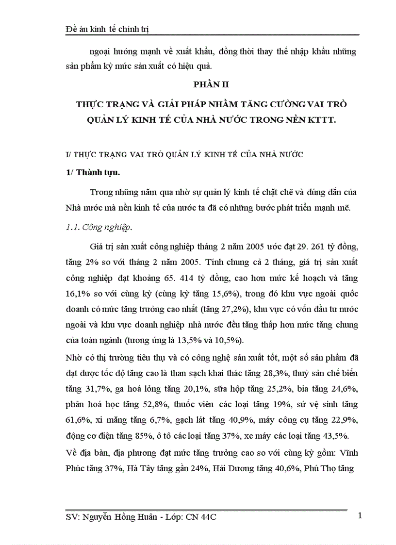 image for page Vai trò kinh tế của Nhà nước trong nền kinh tế thị trường định hướng XHCN ở nước ta hiện nay 1