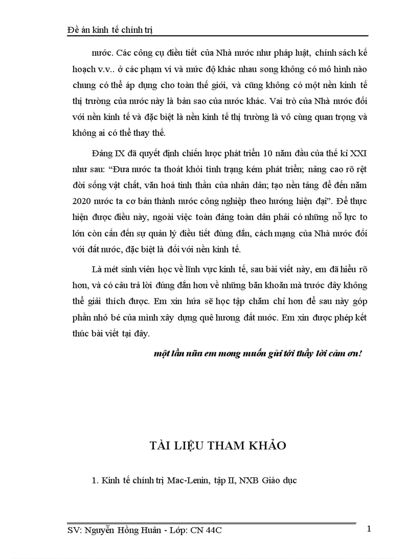 image for page Vai trò kinh tế của Nhà nước trong nền kinh tế thị trường định hướng XHCN ở nước ta hiện nay 1