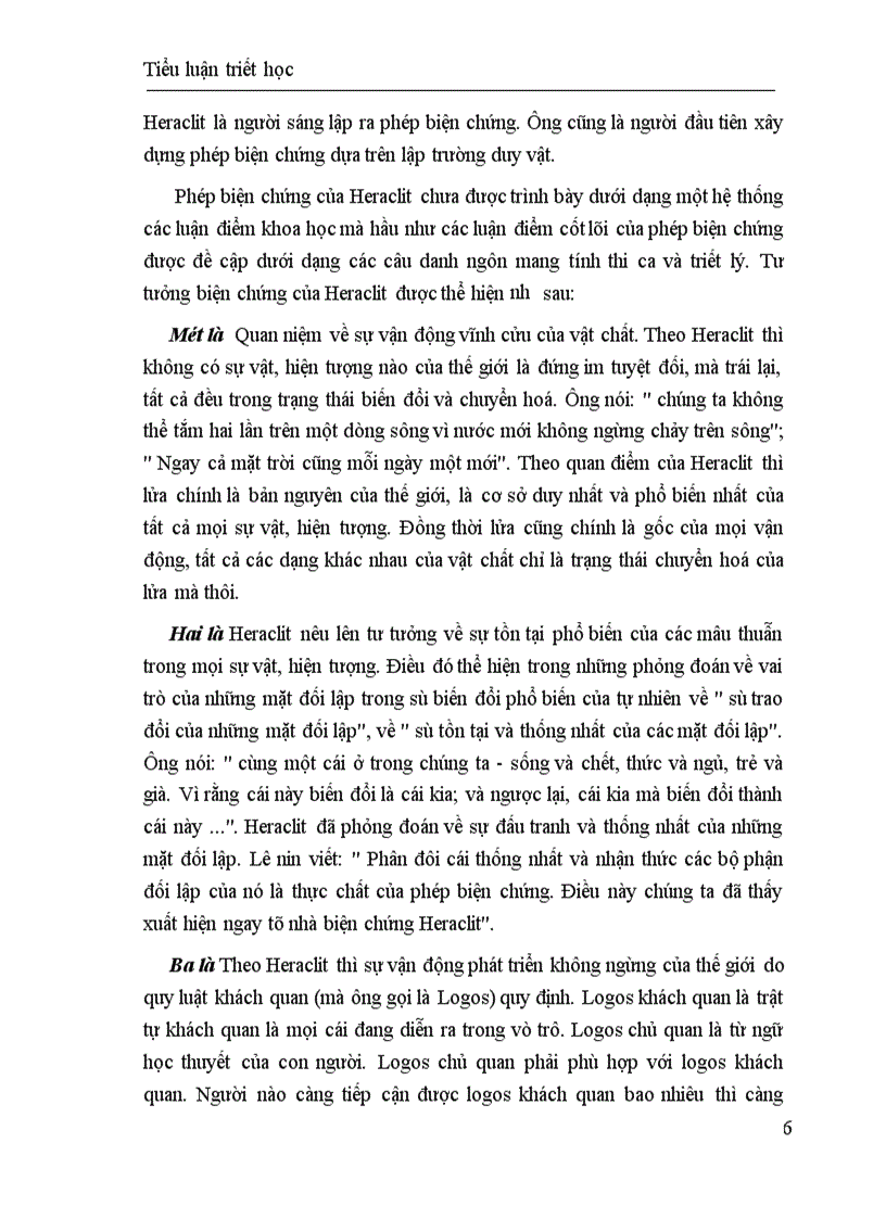 image for page Tiểu luận triết học 1