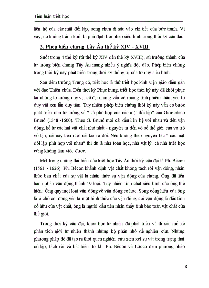 image for page Tiểu luận triết học 1
