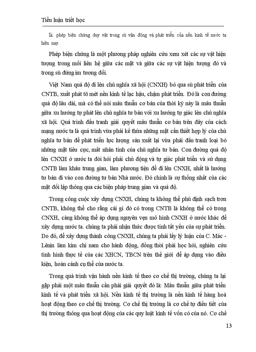 image for page Tiểu luận triết học 1