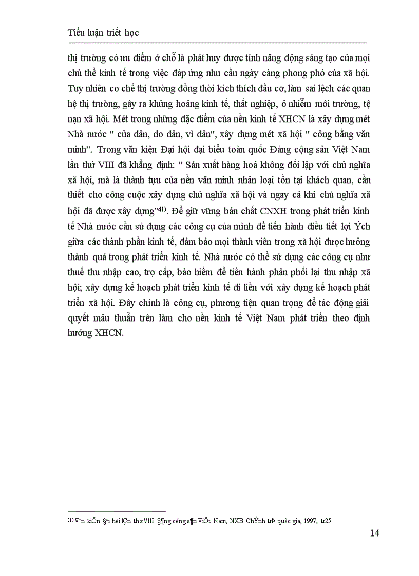 image for page Tiểu luận triết học 1