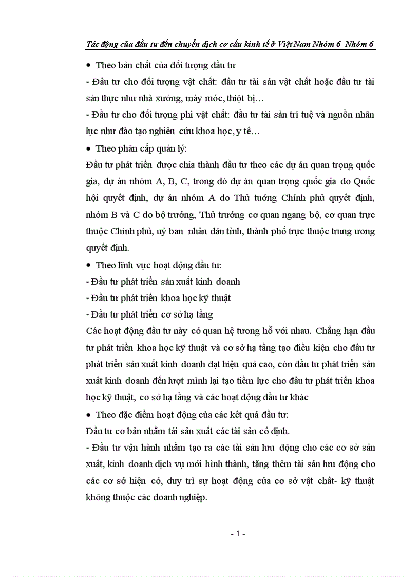 image for page Tác động của đầu tư đến chuyển dịch cơ cấu kinh tế ở Việt Nam 1