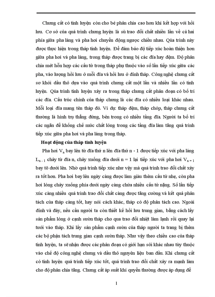 image for page Thực trạng Chưng cất dầu thô